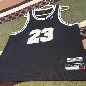 Jordan Black and White Men's Jersey